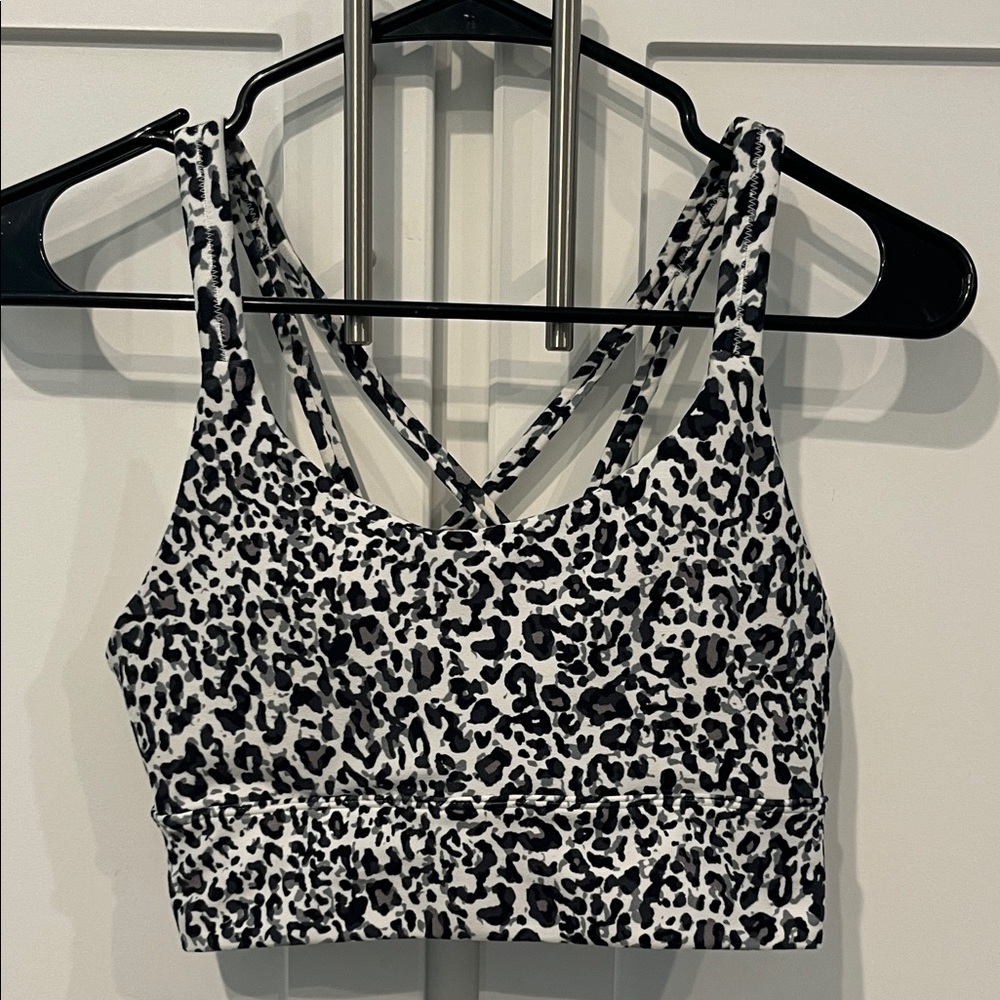 Leopard Print Sports Bra